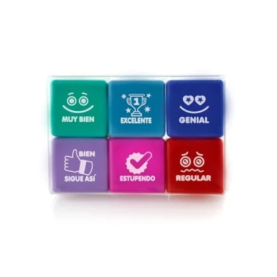 Afbeelding van CoolBox Set van 6 vierkante stempels voor kinderen