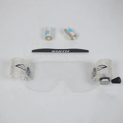Afbeelding van Set roll off volledige bril Smith Piston helm crosshelm motorfiets quad nieuw
