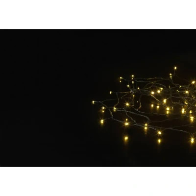 Afbeelding van Sygonix SY 4722052 Clusterlichtketting Binnen/buiten werkt op het lichtnet Aantal lampen 120 LED Warmwit Verlichte lengte: 27.85 m