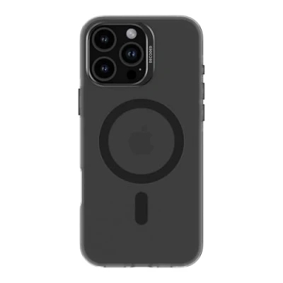 Afbeelding van Decoded Recycled Plastic Backc. iPhone 16 Pro Max Transp. Zwart