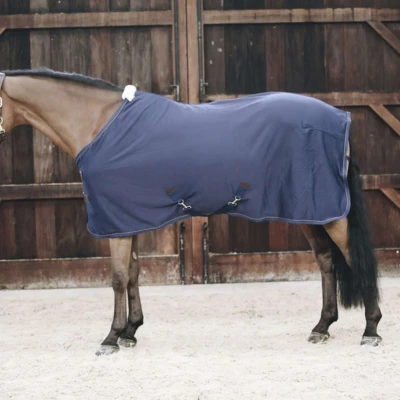 Afbeelding van Kentucky Cooler Fleecedeken Navy 140/191