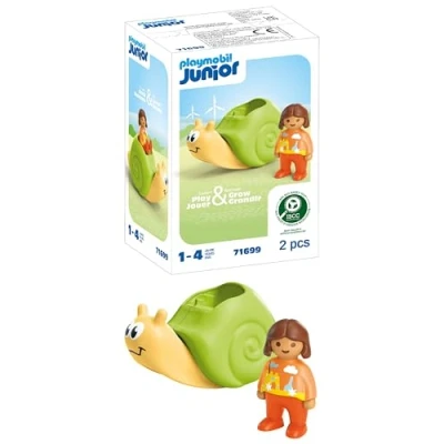 Afbeelding van PLAYMOBIL Junior Schommelende slak 71699
