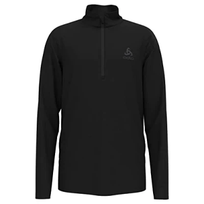 Afbeelding van ODLO 1/2 ZIP Berra Fleece trui voor kinderen, Maat: 104, Black