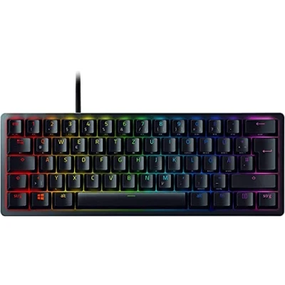 Afbeelding van Razer Huntsman Mini Tastatur Gaming Draadloos Mechanisch Toetsenbord Transparant German QWERTY