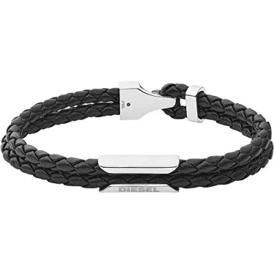 Afbeelding van Diesel Armband, Heren, Maat: One Size, Schwarz