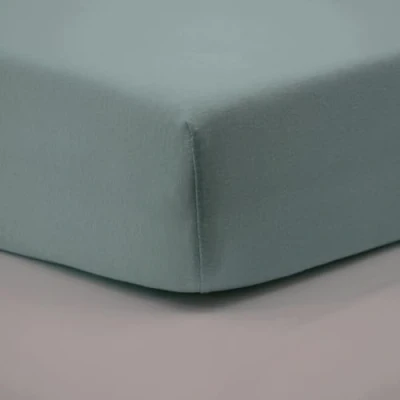 Image de Drap housse turquoise 60 x 120 cm babycalin