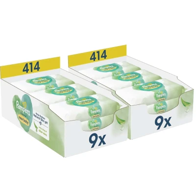 Afbeelding van Pampers Harmonie New Baby Billendoekjes 828 doekjes 18 x 46