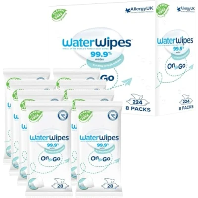 Image de lingettes Hydratantes et Propres pour Bébé, 720 (12 paquets), avec 99% d&#039;eau de l&#039;extrait d&#039;Aloe Vera, humides le visage corps