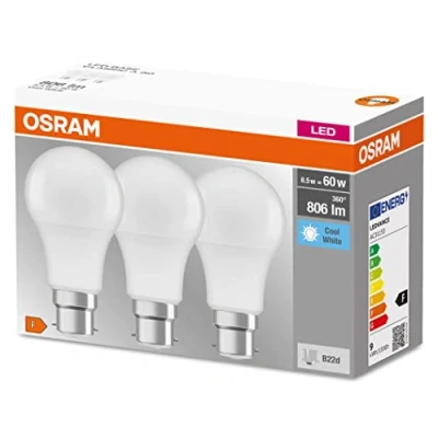 Afbeelding van OSRAM LED lamp NaN: B22d Cool White 4 K 8,5 W vervanger voor 6