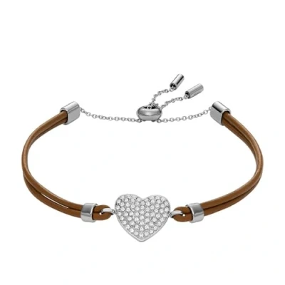 Afbeelding van Fossil Sadie Bracelet Armband, Dames, Maat: One Size, Brown
