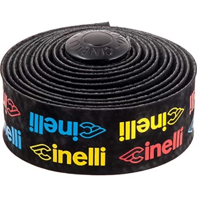Afbeelding van Cinelli Logo Velvet Stuurlint, zwart/bont