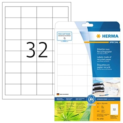 Afbeelding van 10702 Die cut label 4.83 cm 3.39 32 pc(s)