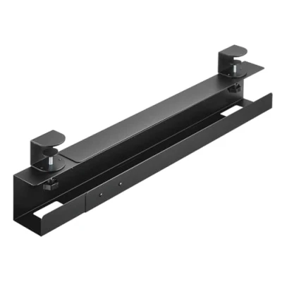 Afbeelding van my wall Kabelmanagement HZ46 2L Eenvoudige montage op tafel Schroefklemmen Lengte 800/1000/1200 mm Breedte 100 Maximale belasting 5 kg Kantoor Kabelgeleiding
