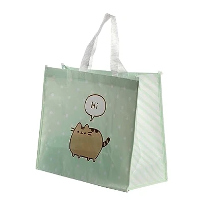Afbeelding van Pusheen Kat Gerecyclede Flessen RPET Boodschappentas 40x33cm