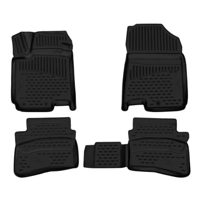 Afbeelding van WALSER XTR 75207 Vloermatset Rubber Voor Zwart Op maat gemaakt