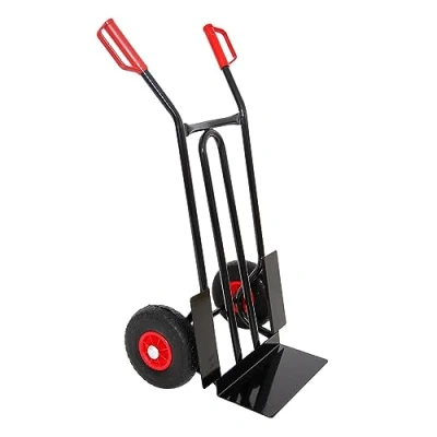 Afbeelding van PROREGAL Handwagen RHINO XL met schep, AxLxP 104 x 60 50 cm, belasting 250 kg, 2 lekvrije wielen, zwart