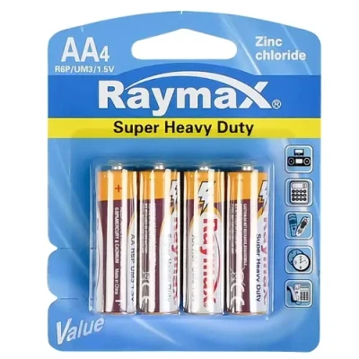 Afbeelding van Raymax AA Batterijen LR06 Zink 4 stuks