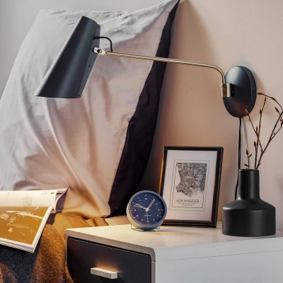 Afbeelding van Northern Birdy Swing wandlamp grijs