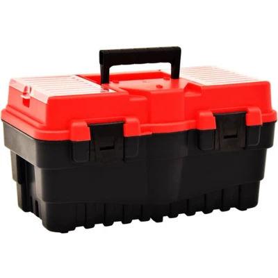 Afbeelding van vidaXL Gereedschapskist 462x256x242 mm kunststof rood