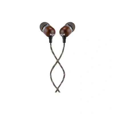 Afbeelding van House of Marley Smile Jamaica signature black oortjes met draad oordopjes microfoon en 1knopsbediening