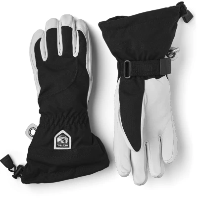Afbeelding van Hestra Dames Handschoenen Heli Ski Black &amp; Offwhite M