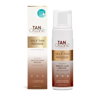 Afbeelding van Tanorganic SELF TAN Mousse Medium Dark bronze Zelfbruiner, Maat: 100 ml,