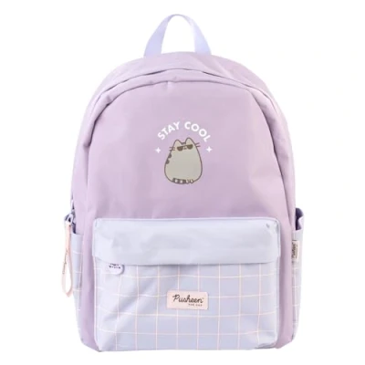 Afbeelding van Grupo Erik Pusheen rugzak, paars, 20 x 29 42 cm, rugzak voor basisschool, universiteit en middelbare school, Lila., informeel