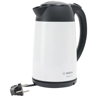 Afbeelding van Bosch Twk3P421 Designline Waterkoker 1.7L 2400W Wit/Zwart