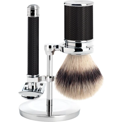 Afbeelding van Muhle scheerset Traditional S31M89BLACK Synthetisch Safety razor