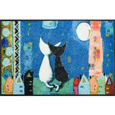 Afbeelding van wash+dry Romance deurmat 50 x 75 cm voor binnen en buiten wasbaar