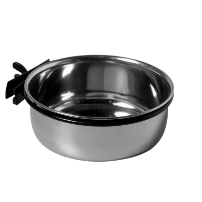 Afbeelding van Adori Rvs Bak Met Schroefbevestiging Voerbak 14 cm