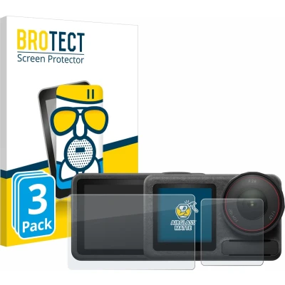 Afbeelding van BROTECT Screenprotector voor DJI Osmo Action 5 Pro Folie Beschermfolie Beschermglas matte (3 Stuks)