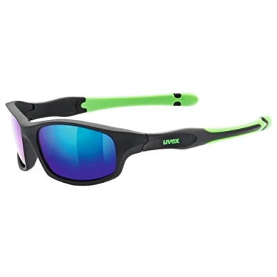Image de Lunettes de soleil Uvex Sportstyle 507 Noir Mat Miroité Bleu