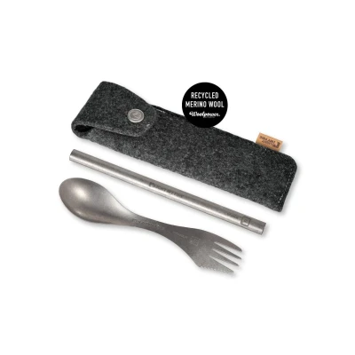Afbeelding van Light My Fire Eco Spork&#039;n Straw Titanium Kit