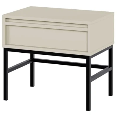 Afbeelding van Selsey Evo Nachtkastje staand 50 cm Grijs beige