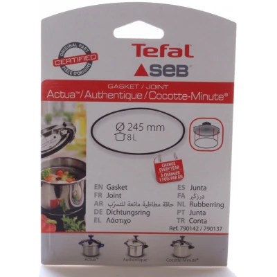 Image de Seb Joint cocotte minute 8l inox diam 245mm actua / authentiqua 790142