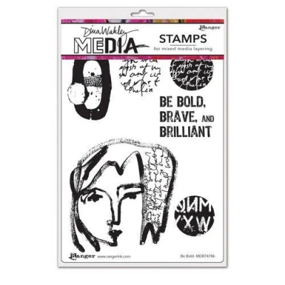 Afbeelding van Ranger MEdia stempels Be bold