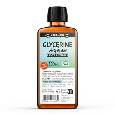 Image de Orgaliane Glycérine Végétale 250 ml 100%