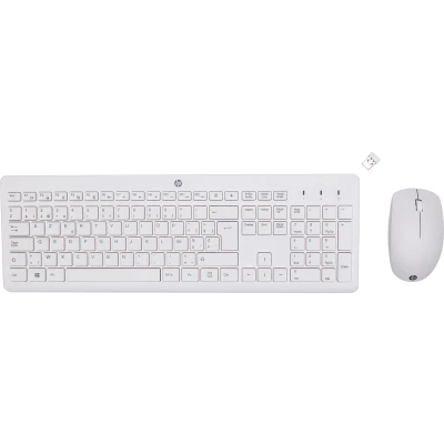 Afbeelding van HP 230 Wireless Mouse and Keyboard Combo (White) BEL