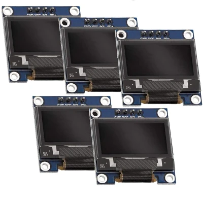 Afbeelding van AZDelivery 5 x 0.96 inch OLED 128 64 pixels I2C SSD1306 Display compatibel met Arduino en Raspberry Pi Inclusief E Book!