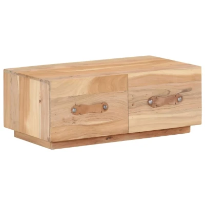 Afbeelding van Salontafel 90x50x35 cm massief gerecycled hout