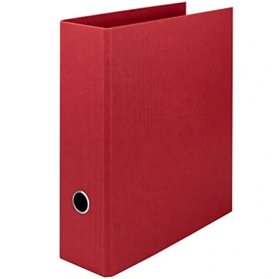Afbeelding van Rössler 1317452360 S.O.H.O. ordner DIN A4 met hefboommechanisme, rugbreedte 85 mm, rood, 1 stuk