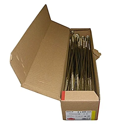 Afbeelding van Plaat kopschroeven houtbouwschroeven alle maten platte kop Torx schroeven (50 stuks 8x400mm TX40)