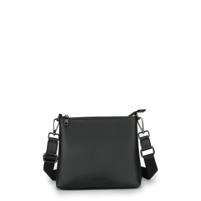 Afbeelding van Carlheim Dames crossbody bag SARA premium PU leer, zwart, Zwart