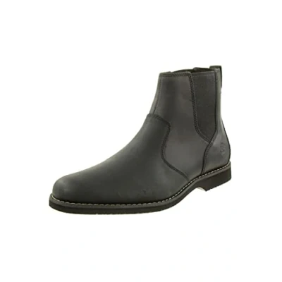 Afbeelding van Timberland Woodhull Chelsea enkellaarzen voor heren TB 0A413H 001 zwart