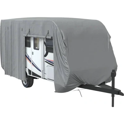 Afbeelding van vidaXL Caravanhoes 670x250x220 cm vliesvlies grijs