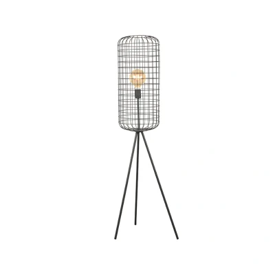 Afbeelding van LABEL51 Vloerlamp Solido Zwart Metaal