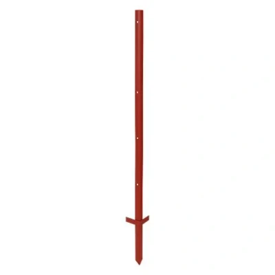 Afbeelding van AKO Hoekstaal paal rood gelakt 3mm, 115cm (10 stuks)