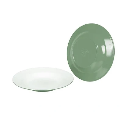 Afbeelding van Bo Camp Diepbord Two Tone Melamine 4 Stuks Blauw