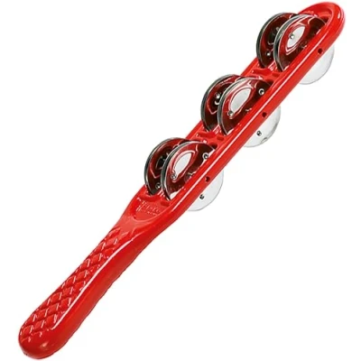 Afbeelding van Meinl HJS1BK Headliner Jingle Stick, zwart bells